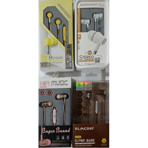 ANSMHEİ KULAK İÇİ KULAKLIK ÇOK ÇEŞİTLİ